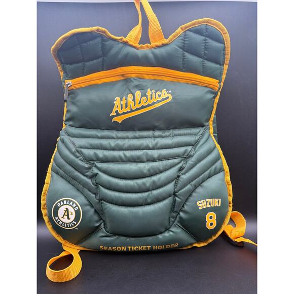 Oakland Athletics Other - Oakland Athletics Suzuki #8 Catchers Gear Backpack 18” Season Ticket Holder Bag